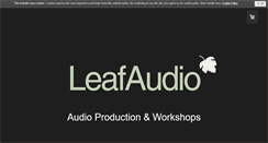 Desktop Screenshot of leaf-audio.com